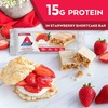 image:imageAtkins Blueberry Greek Yogurt Flavor High Protein Bar 15g Protein 3g Sugar 5g Net Carb High Fiber Snacks Keto Friendly Protein Bars 4 Count Pack of 6Strawberry Shortcake