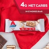 image:imageAtkins Blueberry Greek Yogurt Flavor High Protein Bar 15g Protein 3g Sugar 5g Net Carb High Fiber Snacks Keto Friendly Protein Bars 4 Count Pack of 6Smores