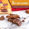 image:imageAtkins Caramel Almond Clusters Gluten Free High in Fiber 1g Sugar 2g Net Carb Keto Friendly 20 CountAlmond