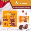 image:imageAtkins Caramel Almond Clusters Gluten Free High in Fiber 1g Sugar 2g Net Carb Keto Friendly 20 CountCaramel Almond Clusters