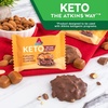 image:imageAtkins Caramel Almond Clusters Gluten Free High in Fiber 1g Sugar 2g Net Carb Keto Friendly 20 CountCaramel Almond Clusters