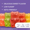 image:imageAtkins Endulge Gummy Bears Variety Pack Low Sugar Keto Friendly Candy 18 Pack 12 Sweet Gummy Bears 6 Sour Gummy Bears18 Count Pack of 2