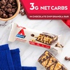 image:imageAtkins Endulge Milk Chocolate Caramel Squares Dessert Favorite Good Source of Fiber 1g Sugar 90 CountChocolate Chip Granola
