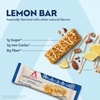 image:imageAtkins Lemon Flavored Snack Bar High Protein Bar Low Sugar and Low Carb Keto Friendly Snack Gluten Free High in Fiber Made with Real Almond Butter 16 CountLemon Bar