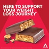 image:imageAtkins Peanut Butter Granola High Protein Bar High Fiber Snack  16g Protein 1g Sugar 4g Net Carb Protein Snack 12 CountSnack Food Bar