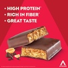 image:imageAtkins Peanut Butter Granola High Protein Bar High Fiber Snack  16g Protein 1g Sugar 4g Net Carb Protein Snack 12 CountSnack Food Bar
