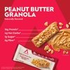 image:imageAtkins Peanut Butter Granola High Protein Bar High Fiber Snack  16g Protein 1g Sugar 4g Net Carb Protein Snack 12 CountSnack Food Bar