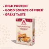 image:imageAtkins Peanut Butter Granola High Protein Bar High Fiber Snack  16g Protein 1g Sugar 4g Net Carb Protein Snack 12 CountSnack Food Bar
