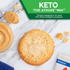 image:imageAtkins Peanut Butter High Protein Cookie Keto Snacks 3g Net Carb 1g Sugar Low Sugar Snacks Low Carb Treats 4 CountPeanut Butter