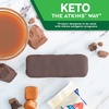 image:imageAtkins Peanutty Overload Snack Bar Protein Snack High in Fiber 2g Sugar 5 CountCaramel Double Chocolate Crunch