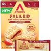image:imageAtkins Soft Baked Protein Bars Lemon Poppyseed 15g Protein 2g Sugar Excellent Source of Fiber Low Carb 6 Packs 4 Bars EachStrawberry Filled