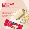 image:imageAtkins Strong Chocolate Chip Cookie Dough High Protein Bars 20g Protein 2g Sugar 4 Count Pack of 6Birthday Cake