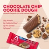 image:imageAtkins Strong Chocolate Chip Cookie Dough High Protein Bars 20g Protein 2g Sugar 4 Count Pack of 6Chocolate Chip Cookie Dough