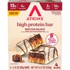 image:imageAtkins High Protein Bars Brownie Delight Flavor 15g of Protein 4g Net Carbs Keto Protein Bars Low Sugar 4 CountBrownie