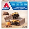 image:imageAtkins Peanutty Overload Snack Bar Protein Snack High in Fiber 2g Sugar 5 CountCaramel Double Chocolate Crunch