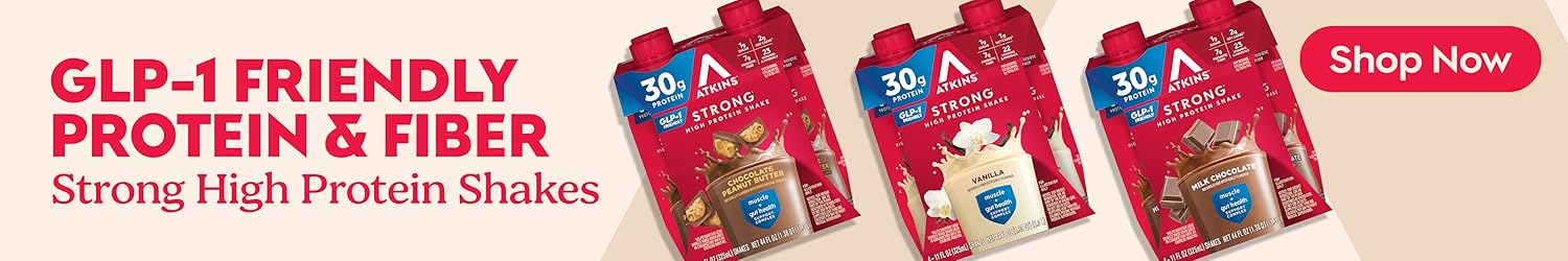 Atkins | Live Low Carb – Keto Friendly High Protein Snacks & Meal Replacements